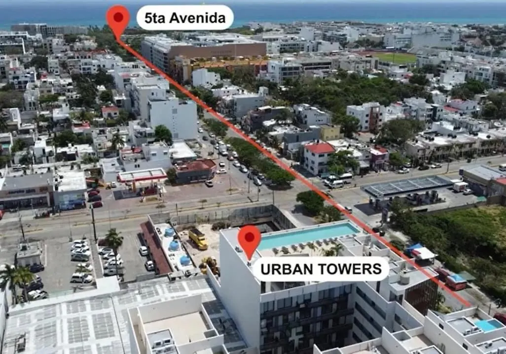 Luxurious Apartment-Urban Towers Playa del Carmen Mexico